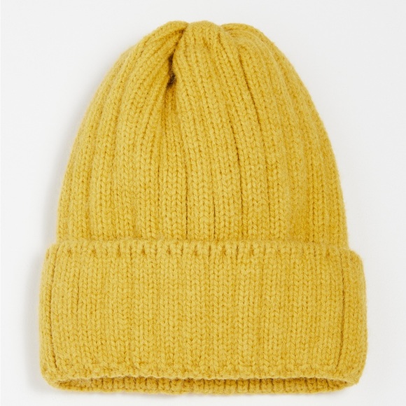 Hat Attack Color Knit Story Beanie in Yellow - Picture 1 of 5